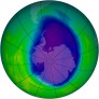 Antarctic Ozone 1992-09-25
